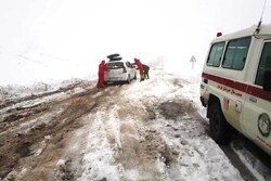 نجات معجزه آسای راننده نیسان در گردنه امین الله