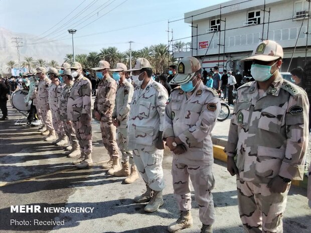 Funeral of maritime border guard