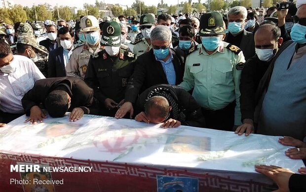 Funeral of maritime border guard