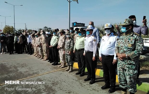 Funeral of maritime border guard