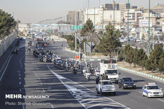 تمهیدات پلیس شرق تهران برای راهپیمایی خودرویی ۲۲بهمن تشریح شد