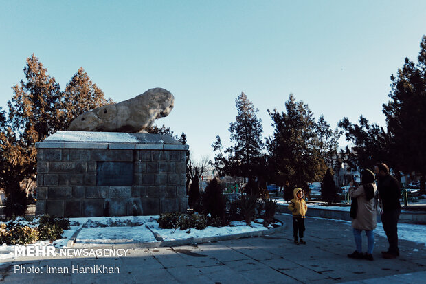 Shir Sangi, Median stone lion, in Hamedan