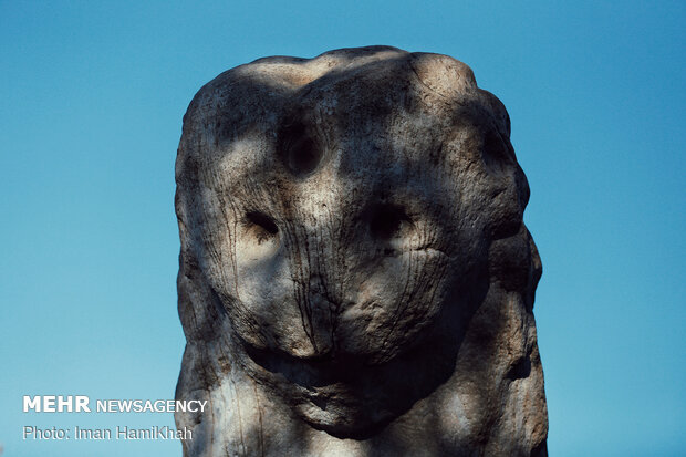 Shir Sangi, Median stone lion, in Hamedan