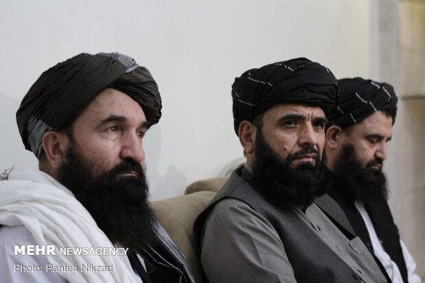 Taliban presser on Afghan peace process in Tehran