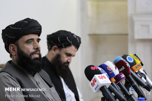 Taliban presser on Afghan peace process in Tehran