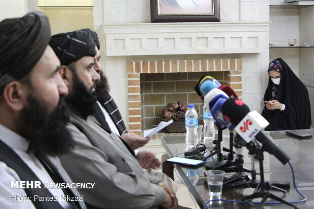 Taliban presser on Afghan peace process in Tehran