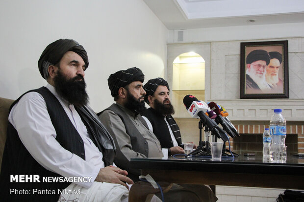 Taliban presser on Afghan peace process in Tehran