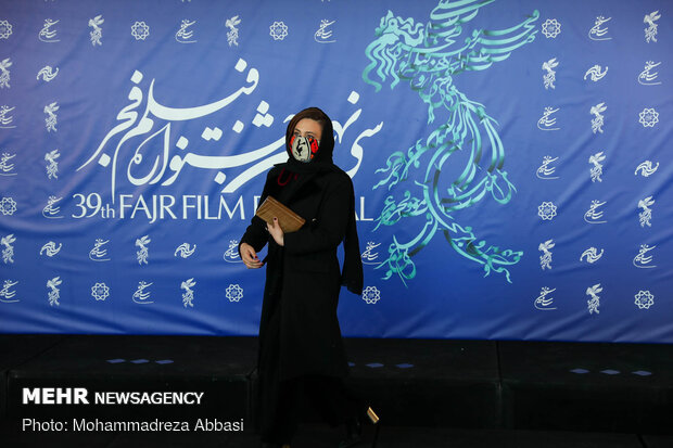 گلاره عباسی در سومین روز سی و نهمین جشنواره فیلم فجر