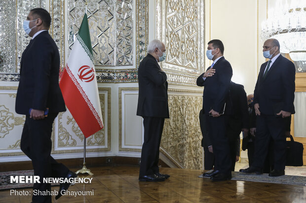 Meeting of Iranian, Iragi Foreign Ministers in Tehran