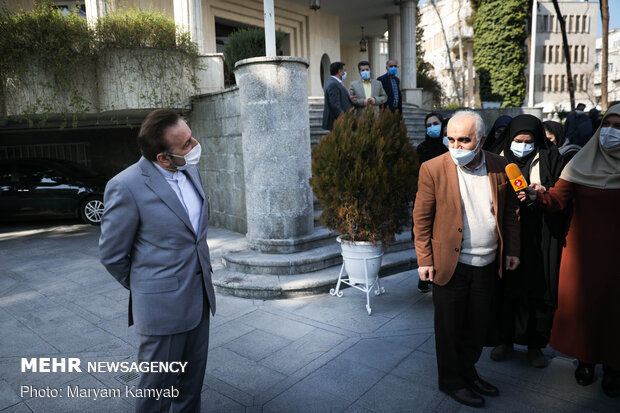 Sidelines of Cabinet session on Wed.