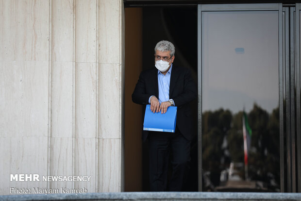 Sidelines of Cabinet session on Wed.