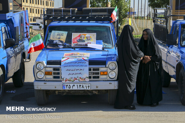 اهدای جهیزیه به نوعروسان خوزستانی