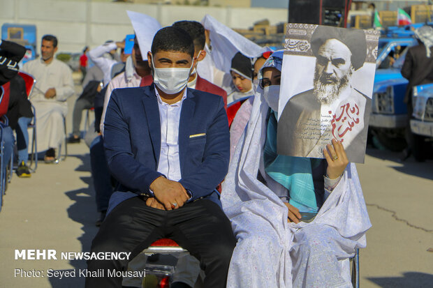 اهدای جهیزیه به نوعروسان خوزستانی