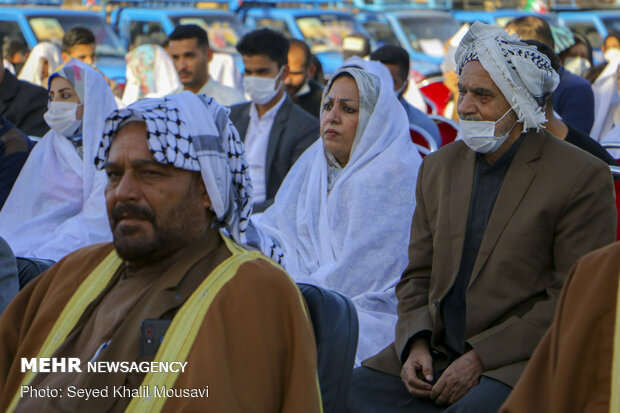 اهدای جهیزیه به نوعروسان خوزستانی