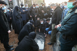 Ali Ansarian's burial