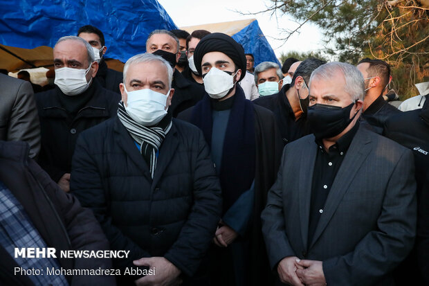 Ali Ansarian's burial