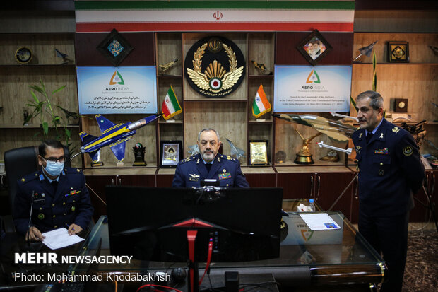 همایش مجازی فرماندهان نیروی هوایی شرکت کننده در نمایشگاه بین المللی هوایی Conf. of air force commanders at Aero India air show
بنگلور هند