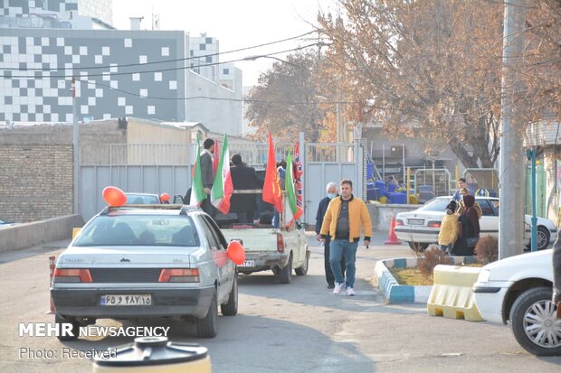 اجرای سرود خیابانی در تبریز