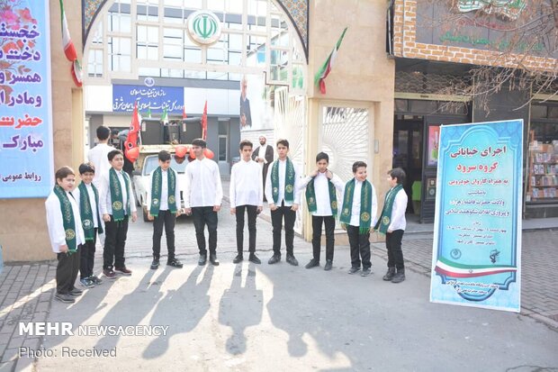 اجرای سرود خیابانی در تبریز