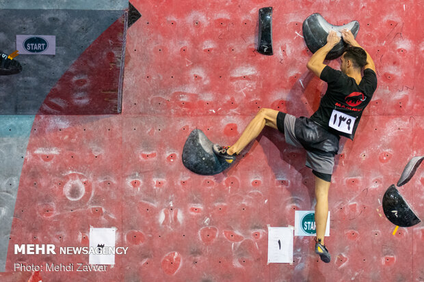 Indoor rock climbing competitions in W. Azarbaijan