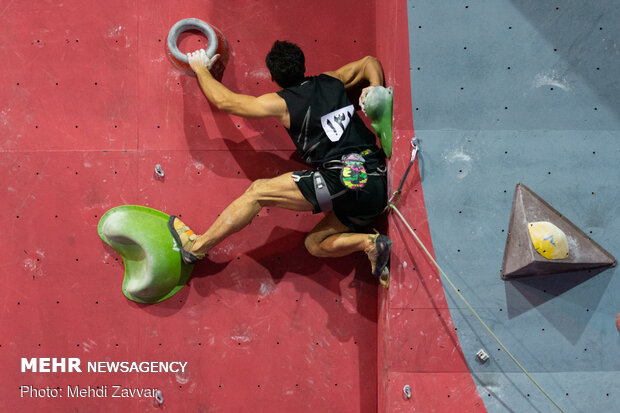 Indoor rock climbing competitions in W. Azarbaijan