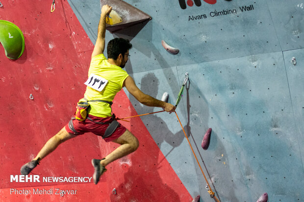 Indoor rock climbing competitions in W. Azarbaijan