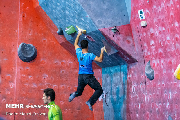 Indoor rock climbing competitions in W. Azarbaijan