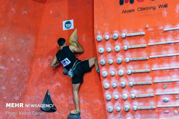 Indoor rock climbing competitions in W. Azarbaijan