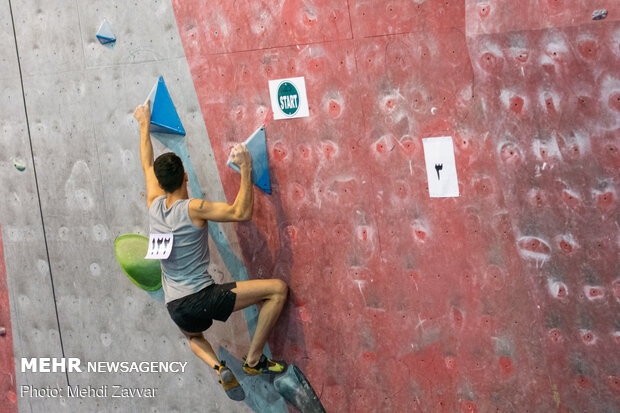 Indoor rock climbing competitions in W. Azarbaijan