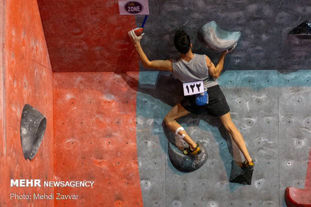 Indoor rock climbing competitions in W. Azarbaijan