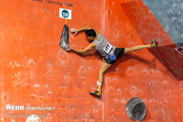 Indoor rock climbing competitions in W. Azarbaijan