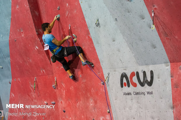 Indoor rock climbing competitions in W. Azarbaijan