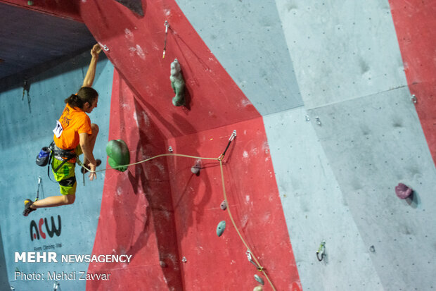 Indoor rock climbing competitions in W. Azarbaijan