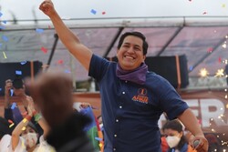نامزد سوسیالیست اکوادور مدعی پیروزی در انتخابات ریاست جمهوری شد