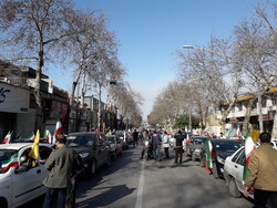 راهپیمایی موتوری و خودرویی ۲۲ بهمن در شهرهای لرستان آغاز شد