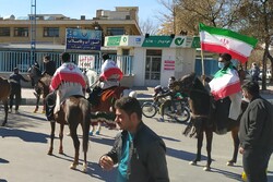 رژه خودرویی به مناسبت گرامیداشت ۲۲ بهمن در شهرکرد برگزار شد