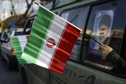 راهپیمایی ماشینی 22 بهمن در بابل