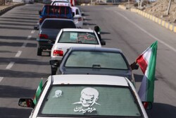 برگزاری مراسم ۲۲بهمن به صورت خودرویی در کرمان + مسیر راهپیمایی