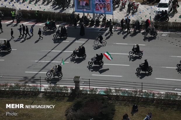 Tehran’s iconic Azadi Square during rallies