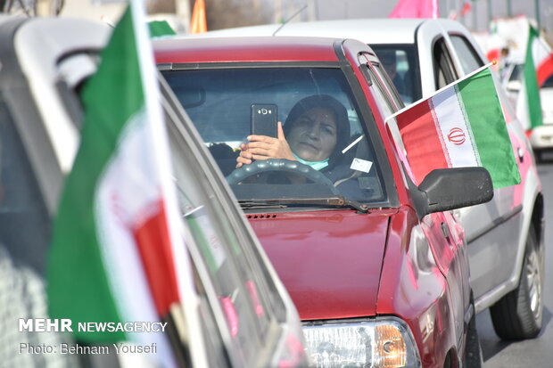 راهپیمایی متفاوت ۲۲ بهمن در دیار آفتاب - اراک