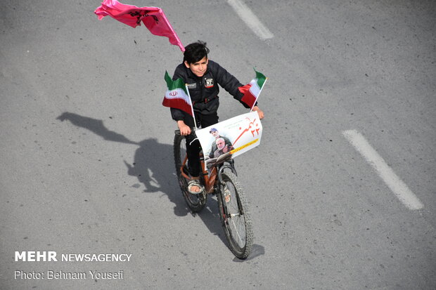 راهپیمایی متفاوت ۲۲ بهمن در دیار آفتاب - اراک