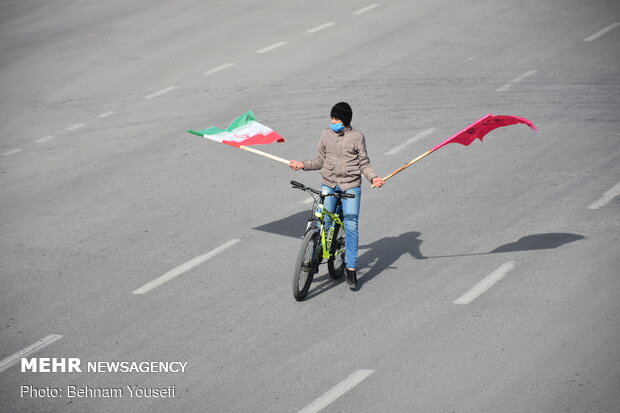 راهپیمایی متفاوت ۲۲ بهمن در دیار آفتاب - اراک