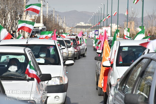 راهپیمایی متفاوت ۲۲ بهمن در دیار آفتاب - اراک