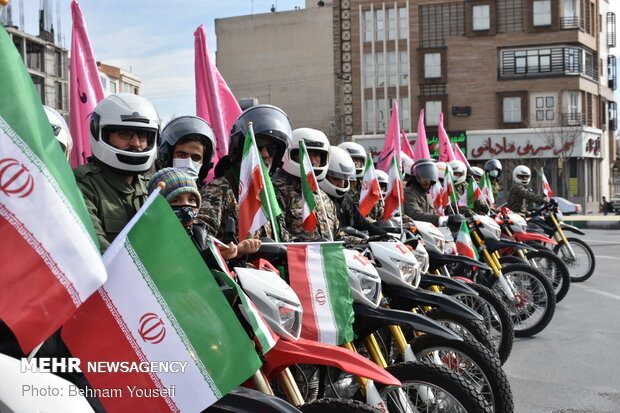 راهپیمایی متفاوت ۲۲ بهمن در دیار آفتاب - اراک