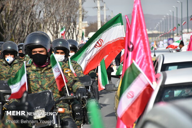 راهپیمایی متفاوت ۲۲ بهمن در دیار آفتاب - اراک