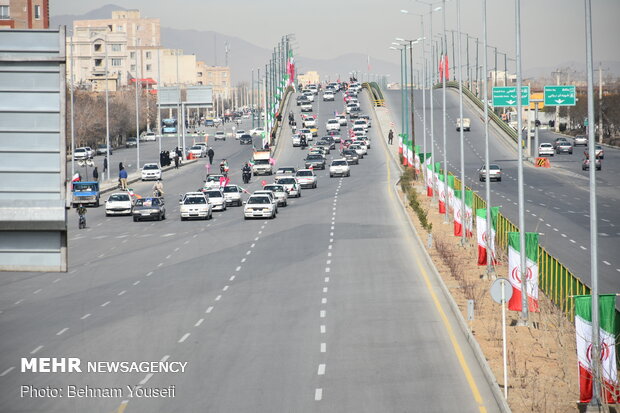 راهپیمایی متفاوت ۲۲ بهمن در دیار آفتاب - اراک