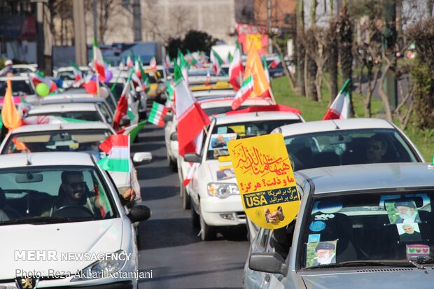 راهپیمایی ۲۲ بهمن در زنجان به صورت خودرویی برگزار می‌شود