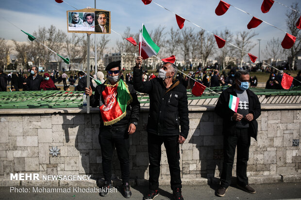 راهپیمایی یوم الله ۲۲ بهمن در تهران