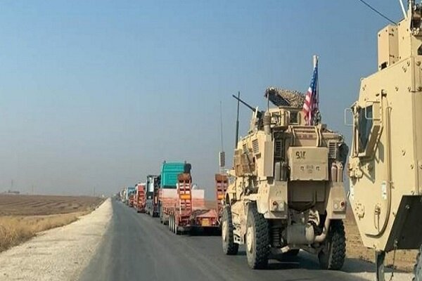 A US military logistics convoy targeted in Baghdad