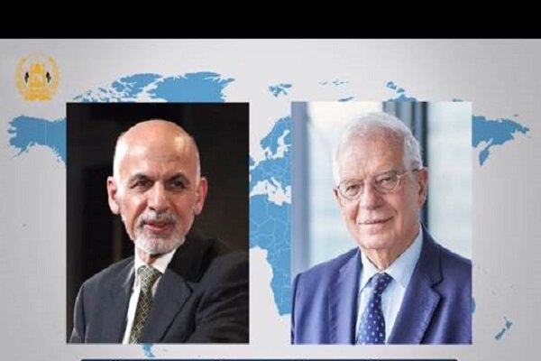 «اشرف غنی» با مسئول سیاست خارجی اتحادیه ‌اروپا گفتگو کرد
